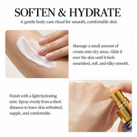 Coffret cadeau personnalisé avec logo, kit de soins corporels pour les fêtes d'hiver, 2 en 1, spray corporel et crème corporelle, lisse la peau rugueuse, OEM