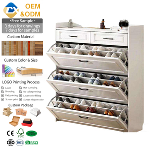 New Design Fashion Hot <b>Sale</b> Modern Style Thin Corridor Foyer Storage <b>Rack</b> Indoor Tipping Bucket <b>Shoe</b> Cabinet - Product Image 1