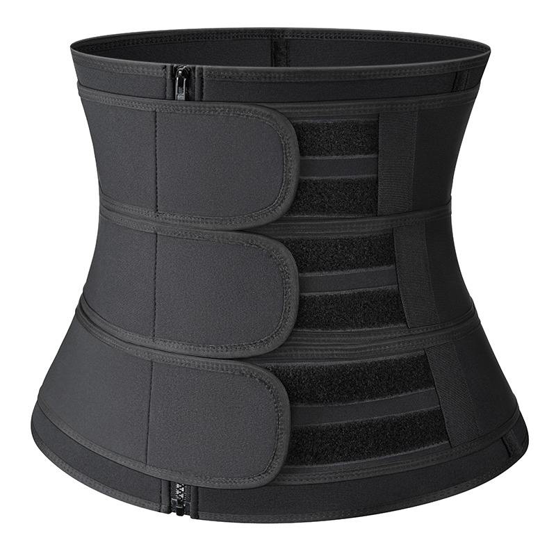 black zip 3 belts