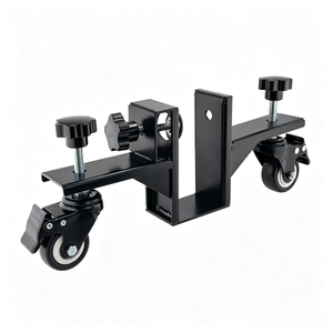 Carro de transporte de puertas ajustable de alta resistencia con ruedas giratorias para instalación de paneles, tableros y láminas de madera - Product Image 5