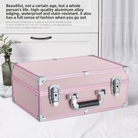 Boîte de maquillage miroir LED intelligente professionnelle miroir de beauté boîte de maquillage extérieure Portable pour les voyages d'affaires