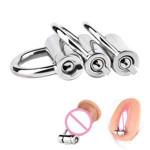 Anillo PA, bloqueo de castidad, dispositivo Piercing para el pene, glande, Piercing para el clítoris, colgante para pene, Bondage, bloqueo de castidad de Metal, juguete sexual BDSM - Product Image 1