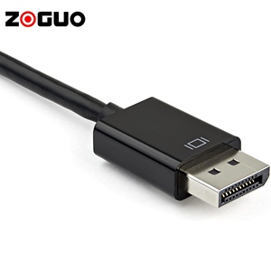 Hub DP a <span class=keywords><strong>HDMI</strong></span> 4K y <span class=keywords><strong>VGA</strong></span> 1080P con Conectores Niquelados para Computadora, Reproductor de DVD, HDTV, Monitor y Micrófono - Product Image 2