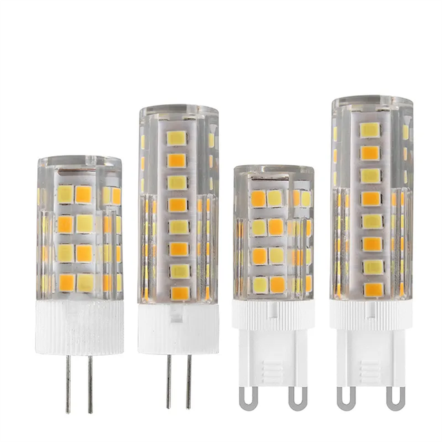 Factory Wholesale 5W 7W G4 G9 LED Light Bulbs Ceramic Corn Lamp Two-color Light Source 3000K 4000K 6000K Three Color Lamp