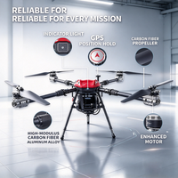 Drone Pembersih Jendela Kaca Gedung Eksterior Operasi Efisien Tersedia OEM