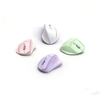 Ratón Inalámbrico Ergonómico 2.4G Hantianxia+3065 Sensor 800/1200/1600 DPI 6 Botones Interruptor Boyue 1M Clics Colores Personalizables