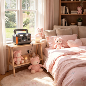 110V 600W 520Wh Portable Power Supply <b>for</b> Campground Cooking RV <b>Camping</b> Outdoor Picnic and Family <b>Camping</b> Trip - Product Image 1