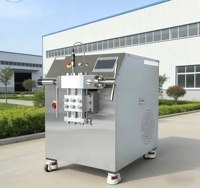 Agitateur homogénéisateur industriel haute pression en acier inoxydable SUS304 grande capacité 220V pour lait, jus et boissons laitières