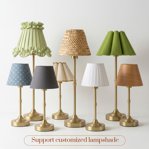 Lampada da Tavolo LED Senza Fili <span class=keywords><strong>in</strong></span> <span class=keywords><strong>Rattan</strong></span> Naturale Intrecciato, Batteria 5200mAh, Paralume <span class=keywords><strong>in</strong></span> <span class=keywords><strong>Rattan</strong></span> a Conchiglia per Decorazioni Matrimoniali e Domestiche - Product Image 2