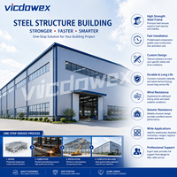 VICDOWEX Bâtiment en structure acier sur mesure pour usine industrielle, entrepôt et atelier