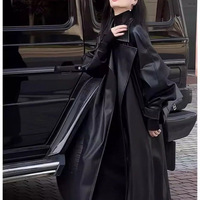 Veste classique noire de qualité supérieure pour femmes, en similicuir PU, manteau personnalisé, vêtements d'extérieur pour l'automne, streetwear