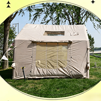 Tente pneumatique quatre saisons imperméable en Oxford de 8 mètres carrés, fabriquée en Chine, pour le camping de luxe en plein air, portable et idéale pour les voyages