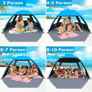 Sombrilla Portátil para Viajes, Paseos por <span class=keywords><strong>la</strong></span> Playa, Picnic, Pesca, Campamentos de Fin de Semana, Senderismo, Vacaciones, Carpa de Playa - Product Image 6