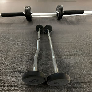 Barre de musculation en acier chromé à chaud pour usage commercial, avec poignée antidérapante confortable et capacité de charge intégrale, idéale pour hommes. - Product Image 2