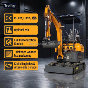 Mini-excavatrice sur chenilles de 2 tonnes, certifiée CE EPA Euro 5, avec outils de nivellement, ripper, <span class=keywords><strong>scarificateur</strong></span>, pointe de tige et plaque compacteuse - Product Image 3