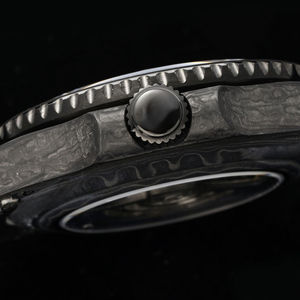 Reloj Deportivo de Tenis para Hombre, de Fibra de Carbono Negra, Ultraligero, Resistente a Impactos, Moderno y Versátil - Product Image 4