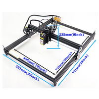 Machine de gravure laser de bureau 4060 haute précision 0,5W 2,5W 5,5W 10W, mini graveur laser pour bois, acrylique, céramique