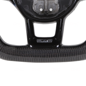 Volante deportivo de fibra de carbono Real personalizado de fábrica para VW <span class=keywords><strong>Golf</strong></span> R <span class=keywords><strong>GTI</strong></span> <span class=keywords><strong>MK7</strong></span> 7,5 Real - Product Image 5