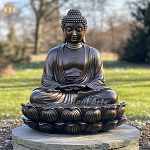 Statue de <span class=keywords><strong>bouddha</strong></span> en laiton bronze sculptée à la main sur mesure <span class=keywords><strong>pour</strong></span> l'extérieur - Product Image 5