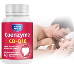 OEM/ODM Capsules voor volwassenen met CoQ10 & biologisch Reishi-extract bevorderen de spijsvertering & de gezondheid van het hart, ondersteunen de immuunkracht, 60 capsules - Product Image 2
