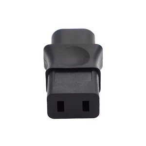 Convertisseur IEC320 C8 Mâle vers <span class=keywords><strong>C9</strong></span> Femelle, Adaptateur Secteur CA, Convertisseur <span class=keywords><strong>de</strong></span> Prise CA IEC 2 Broches <span class=keywords><strong>C9</strong></span> Femelle vers C8 2 Broches Figure 8 Mâle - Product Image 2
