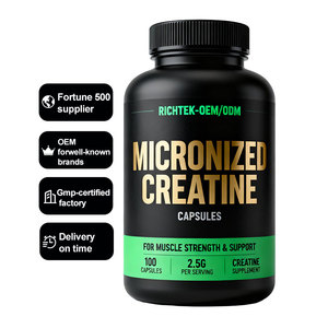 Suplemen Kapsul <span class=keywords><strong>Creatine</strong></span> Monohydrate Mikronisasi Label Pribadi OEM, Ramah Keto - Product Image 1