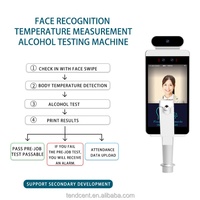 Dispositivo di Controllo Accessi Biometrico WiFi con Rilevamento Alcol nel Respiro e Riconoscimento Facciale, Funzione di Reset Conveniente, Logo Personalizzabile OEM