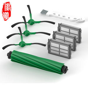 8 pièces de rechange : brosse principale, brosse latérale, filtre HEPA compatibles avec les robots aspirateurs <span class=keywords><strong>iRobot</strong></span> <span class=keywords><strong>Roomba</strong></span> Plus 405/505/507 <span class=keywords><strong>Combo</strong></span> - Product Image 1