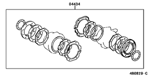 <span class=keywords><strong>CHON</strong></span> 04434-60051 Land Cruiser FJ80 FZJ80 HDJ80 HDJ81 HZJ80 HZJ81 LEXUS LX Original Original-Überholung dichtung ssatz für Vorderachse - Product Image 2
