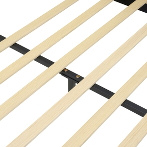 Hot Sale Modern Convertible Soft <b>Bed</b> Italian Minimalist Design <b>Queen</b> <b>Size</b> Teak Wood <b>Frame</b> for Bedroom - Product Image 5