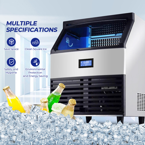 Máquina de Hielo en Cubos Comercial MOSEENER, de 50kg a 500kg/24H, 60kg/24H, para Producción de Hielo en Cubos - Product Image 1