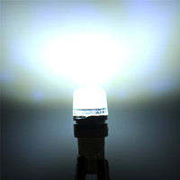 Phare de voiture LED T10 5630 2SMD 2W, éclairage latéral et de plaque d'immatriculation, petit objectif diamant