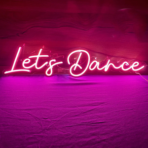 Letrero de neón personalizado Let's Dance, publicidad de Control remoto personalizada para decoración de habitación, regalo de cumpleaños, luces de neón para pared - Product Image 2