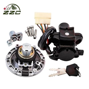 Juego de llaves de bloqueo para interruptor de encendido de motocicleta para Kawasaki 27005-5157 EX250 <span class=keywords><strong>Ninja</strong></span> <span class=keywords><strong>250</strong></span> EX300 300 ER250 <span class=keywords><strong>Z250</strong></span> Z300 BR250 Z250SL ABS BX250 - Product Image 2