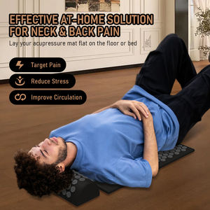 Acupressuurmassagemat en kussenset met tas voor natuurlijke ontspanning en stressverlichting, massage <span class=keywords><strong>mat</strong></span> voor nek- en rugpijnverlichting - Product Image 4