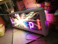Module d'affichage LED publicitaire extérieur multicolore P4 1/8 scan SMD, durable, luminosité 4500 cd, angle de vision 170°