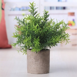 <span class=keywords><strong>Mini</strong></span> <span class=keywords><strong>plantes</strong></span> de verdure artificielles en pot de vente chaude V-3273 pour la décoration de maison - Product Image 4