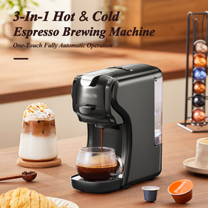 Elegante Cafetera Eléctrica Automática Multifuncional 3 en 1 de Plástico con Bomba de 20 Bares de Presión para Cápsulas Nes* y DG* - Product Image 6