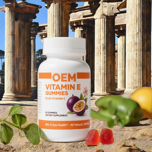 कस्टम स्टॉक लोगो विटामिन ई गुम्मस आहार फाइबर की खुराक वयस्कों के लिए एंटीऑक्सीडेंट कार्य के साथ पूरक - Product Image 2