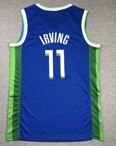 2025 New Dallas 11 Kyrie Irving Seragam Berkualitas Tinggi Bordir Jahitan City Edition Jersey Bola Basket - Product Image 6