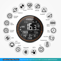 CYCPLUS Layar LCD Tahan Air Nirkabel Digital Speedometer Sepeda GPS Komputer Sepeda