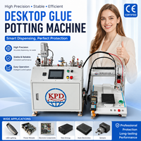 Máquina de Dosificación de Resina Epoxi y Silicona 2K AB, Automática, Controlada por PLC, de 3 Ejes, de Alta Precisión para Piezas Pequeñas