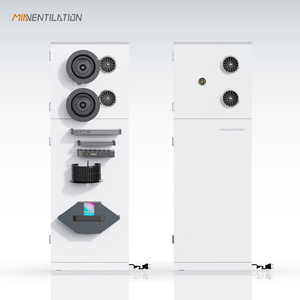 Air frais toutes saisons pour les climats froids 600m ³/h ERV Pré-chauffage électrique à noyau lavable Télécommande idéale pour les maisons d'hiver - Product Image 4
