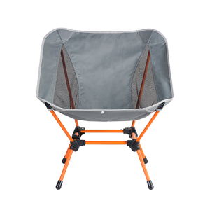 Outdoor Camping Furniture Steel Frame Ultralight Compact <b>Backpacking</b> Moon <b>Small</b> Foldable Floor Chairs - Product Image 6