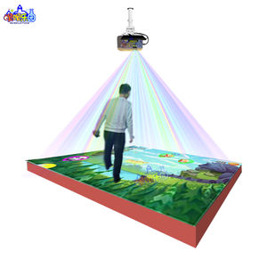 Écran de jeu interactif tout-en-un immersif en 3D de style moderne avec projection de sol métallique pour enfants - Product Image 1