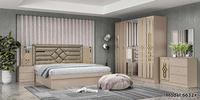 Ensembles de lit pour maisons de taille King Size ensembles de meubles de chambre à coucher double à ossature en bois meubles de chambre à coucher de style turc