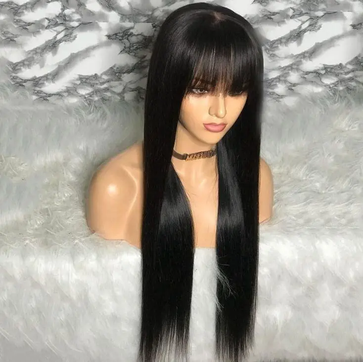 Hight Quality Wholesale Bulk 32 Inch Swiss Brown Lace Wet And Wavy 100% Real Human Hair Wigs
