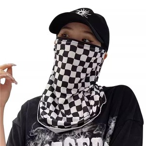Cycling <b>Face</b> Mask Outdoor Neck Protector UV Protection Women's Ice Silk Bandana With Ear Loops All Seasons - Product Image 5