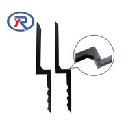 Kit de Reparación de Postes de Metal con Recubrimiento en Polvo a Precio Económico para Soporte de Madera y Enrejados, Uso en Exteriores