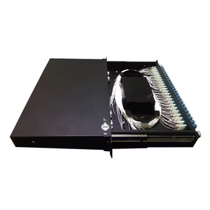 96 çekirdek 1U raf montaj itme çekme tipi <span class=keywords><strong>Fiber</strong></span> optik optik <span class=keywords><strong>Fiber</strong></span> yama paneli Terminal kutusu - Product Image 4